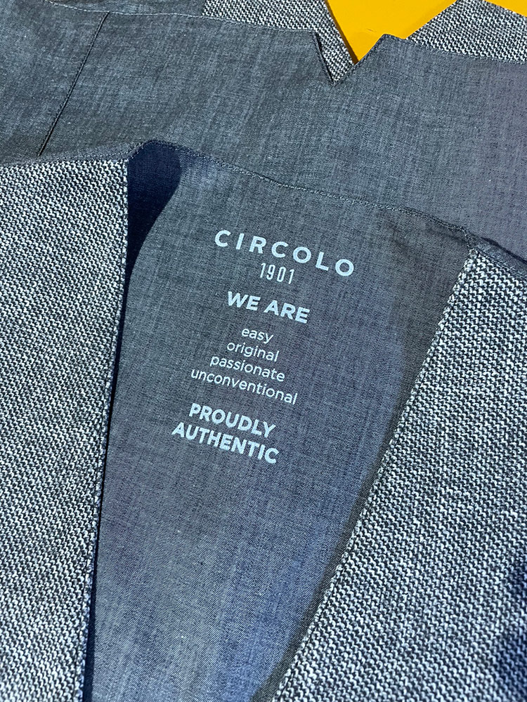 CIRCOLO 1901（チルコロ 1901） ジレ メンズ ホームスパン シングル