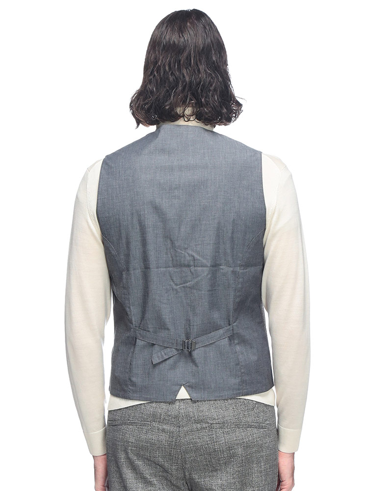 CIRCOLO 1901（チルコロ 1901） ジレ メンズ ホームスパン シングル