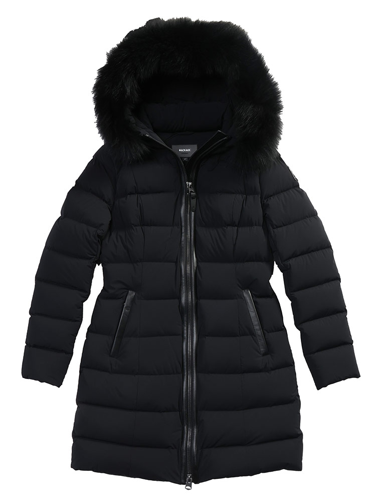 Mackage マッカージュ ダウンコート アウター レディース ファーフード