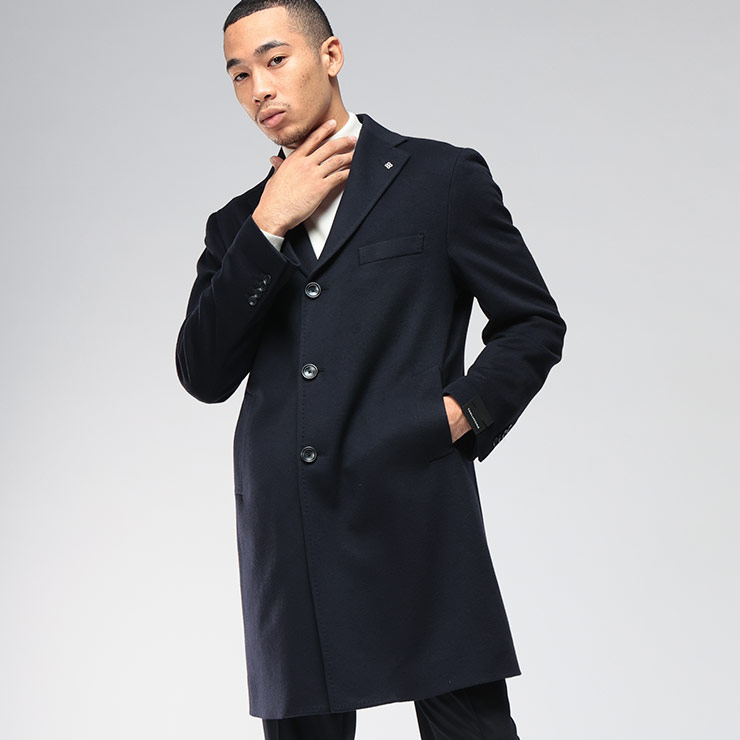 TAGLIATORE（タリアトーレ） コート メンズ 無地 カシミヤ100％ 3つ