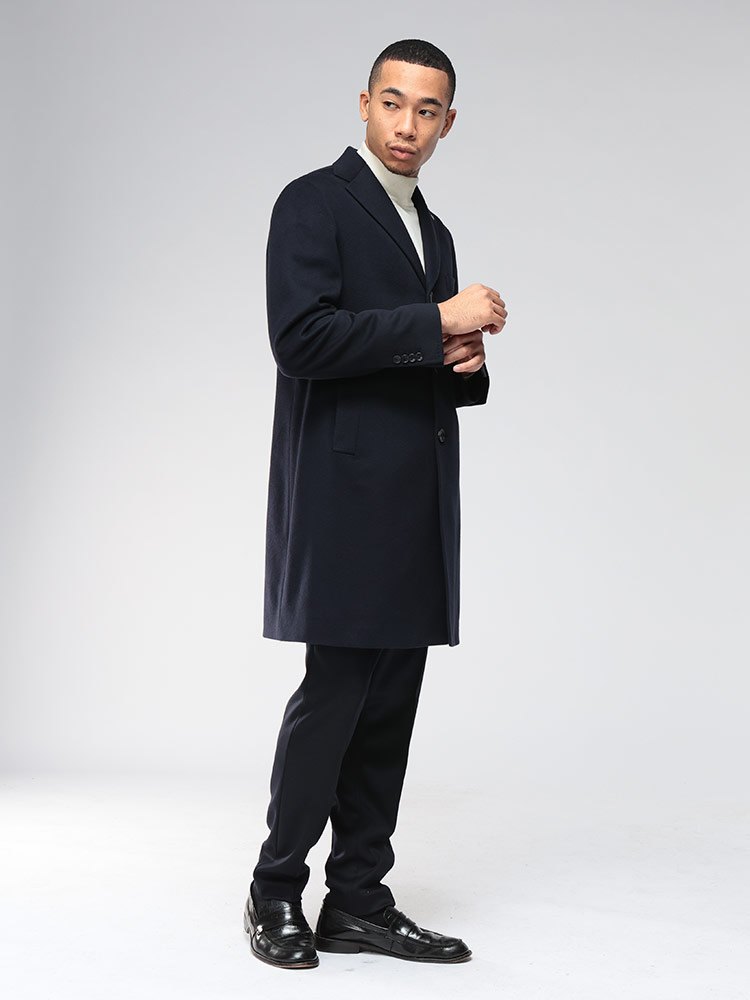 TAGLIATORE（タリアトーレ） コート メンズ 無地 カシミヤ100％ 3つ