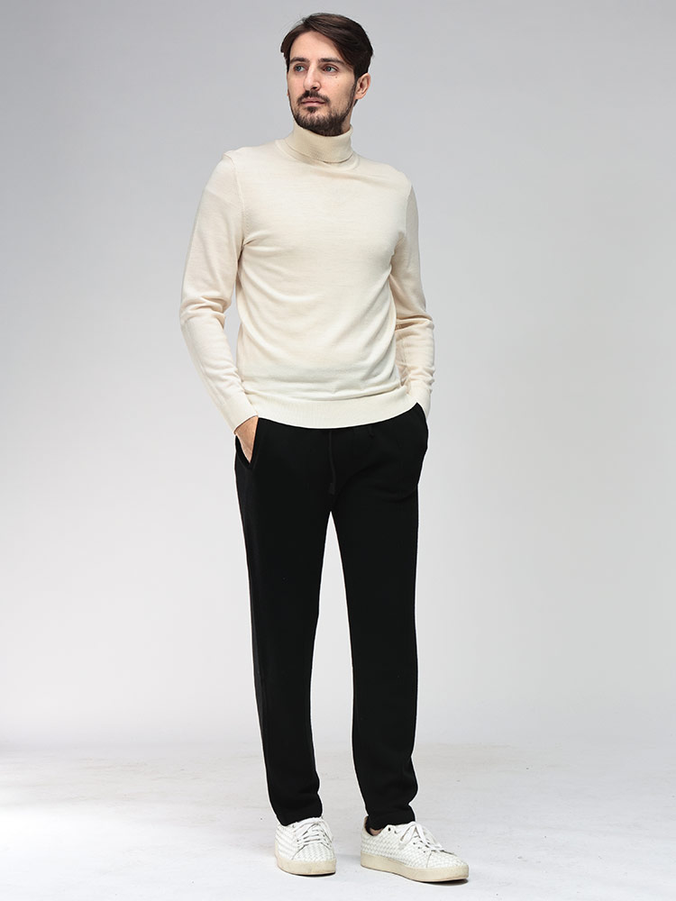 Gran Sasso（グランサッソ） パンツ メンズ ウール カシミヤ ウエスト