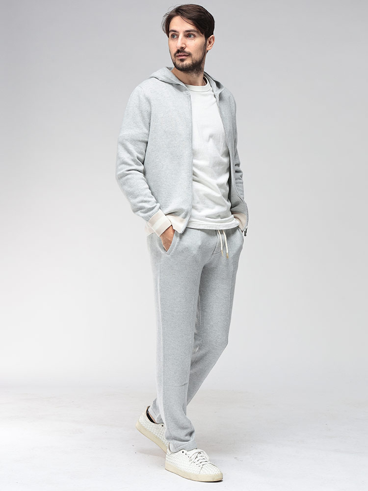 Gran Sasso（グランサッソ） パーカー メンズ ウール カシミヤ