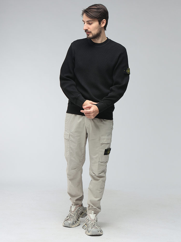 STONE ISLAND（ストーン アイランド） メンズ トレーナー 長袖 袖ロゴ