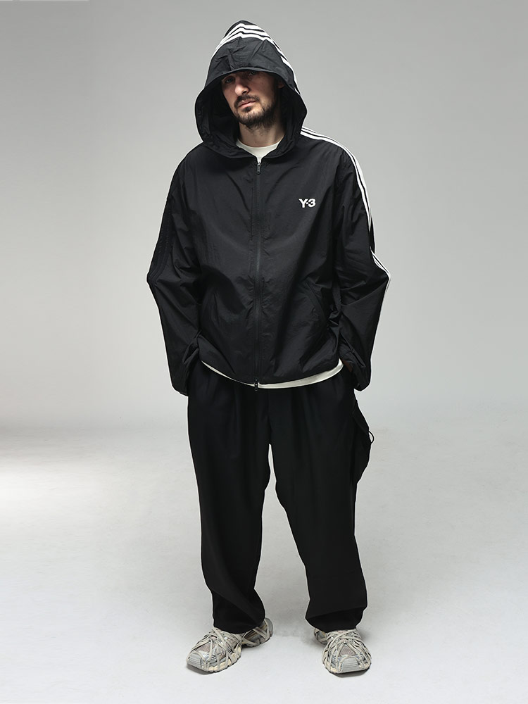 Y-3 ワイスリー メンズ アウター ロゴ スリーストライプ ナイロン