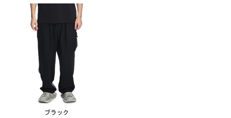 ワイスリー メンズ カーゴパンツ Y-3 ウエストコード ポケット ワイド
