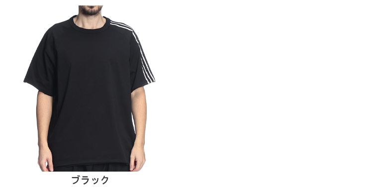 Y-3 ワイスリー メンズ Tシャツ 半袖 バック ロゴ スリーストライプ