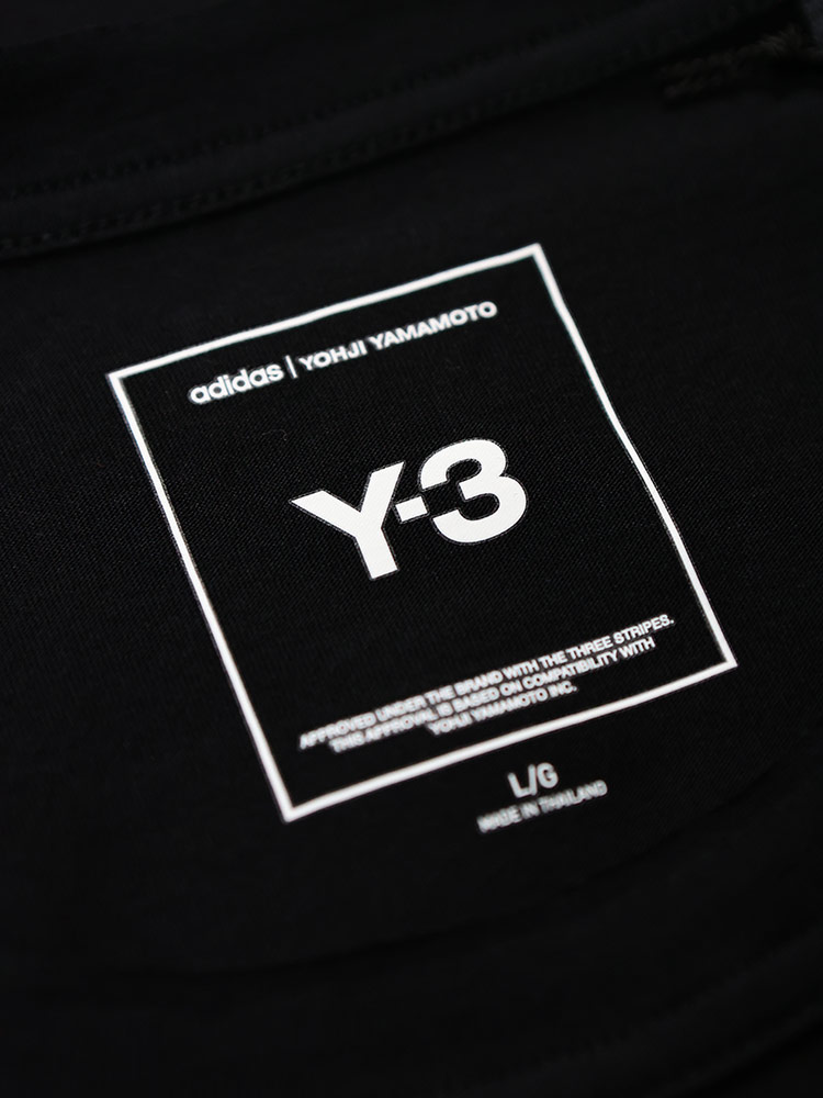 Y-3 ワイスリー メンズ Tシャツ 半袖 バック ロゴ スリーストライプ