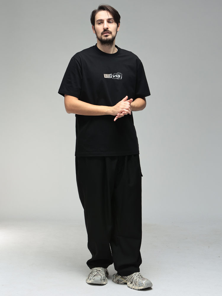Y-3 ワイスリー メンズ Tシャツ 半袖 胸ロゴ グラフィックプリント