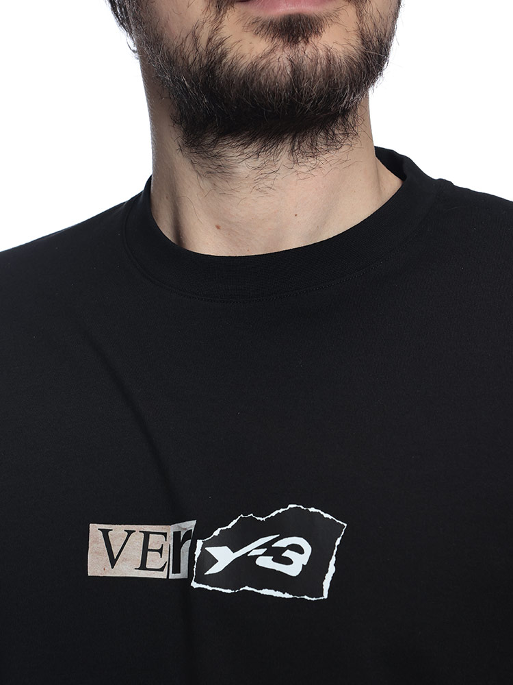 Y-3 ワイスリー メンズ Tシャツ 半袖 胸ロゴ グラフィックプリント