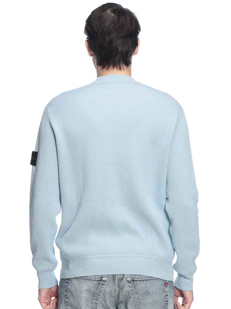 STONE ISLAND（ストーン アイランド） メンズ ニット 長袖 袖ロゴ