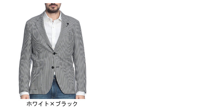 LARDINIチェック6BダブルJK＋ジレ イタリア製新品未使用ブートニエール付 普通のニットに飽きた大人に捧げるダブルなニットジレ。｜TOKYOlife