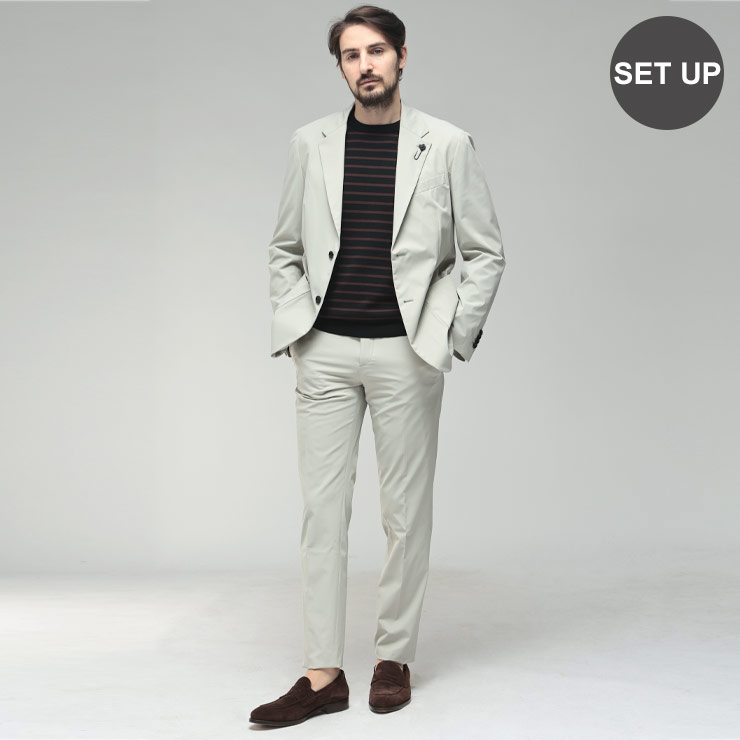 LARDINI（ラルディーニ） メンズ スーツ ストレッチナイロン