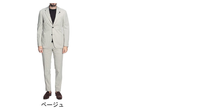 LARDINI（ラルディーニ） メンズ スーツ ストレッチナイロン