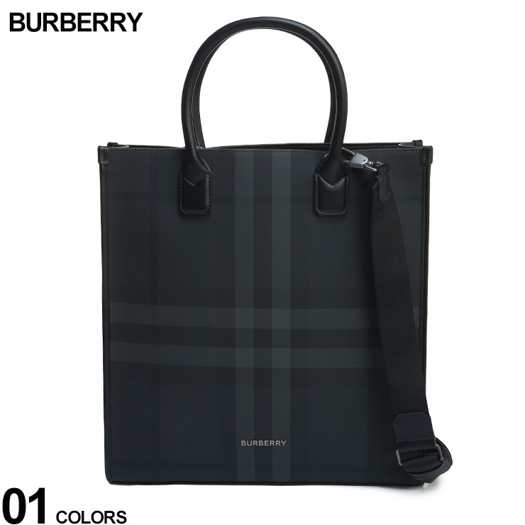 バーバリー BURBERRY バッグ トートバッグ メンズ レディース チャコールチェック スリム ヴァーティカル デニー トート ブランド 鞄 レザー  BB8062951 : 7683200683 : ゼンオンライン - 通販 - Yahoo!ショッピング