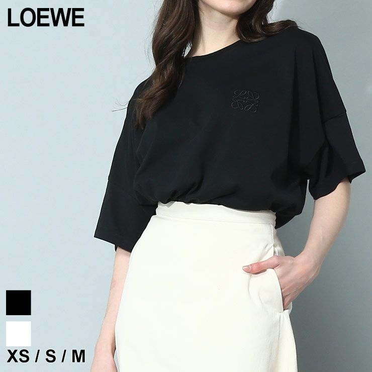 ロエベ LOEWE Tシャツ レディース 半袖 ロゴ SHORT OVERSIZE ブランド