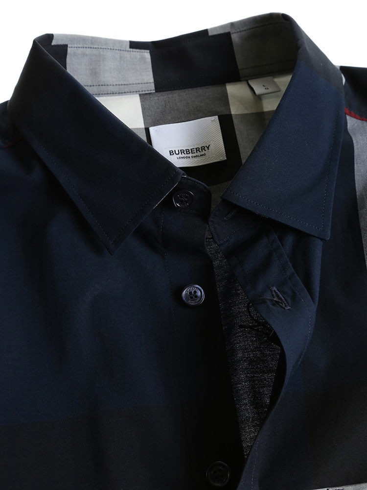 BURBERRY バーバリー シャツ メンズ チェック ストレッチ BURBERRY バーバリー シャツ メンズ チェック ストレッチ