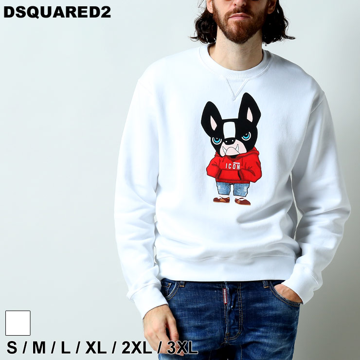 ディースクエアード メンズ トレーナー DSQUARED2 ブランド プル