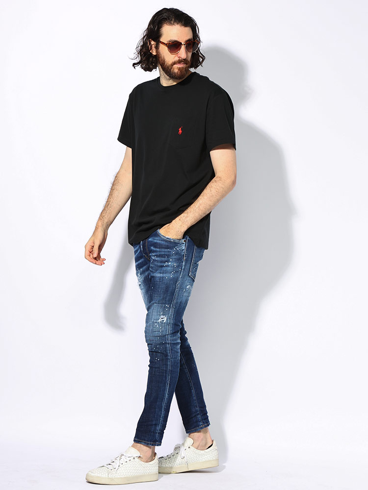 POLO RALPH LAUREN ポロラルフローレン ロゴ刺繍入りポケット付