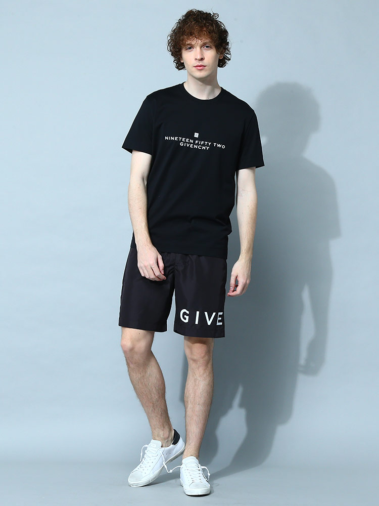 ジバンシー パンツ ジバンシィ GIVENCHY ハーフパンツ メンズ ロゴ