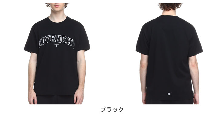 【GIVENCHY】ロゴ スタッズ クルーネック Tシャツ 7687200011.jpg