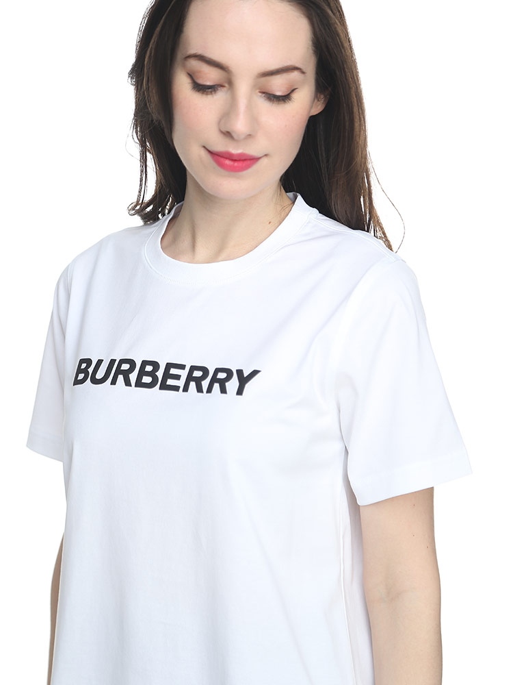 バーバリー BURBERRY Tシャツ 半袖 レディース ロゴ プリント コットン