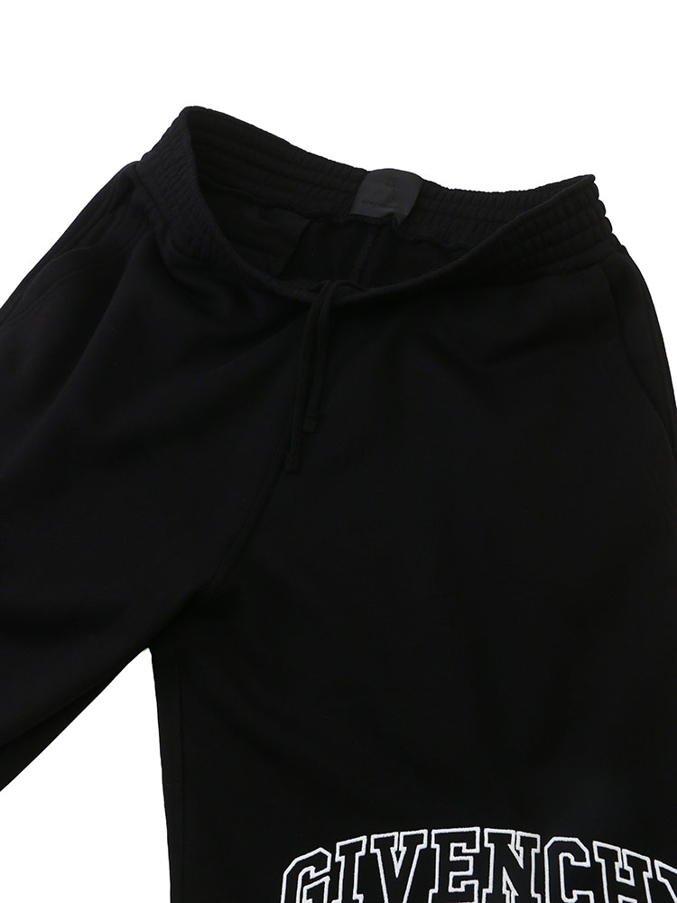 ジバンシー ショートパンツ ロゴ パイル 黒 ブランド パジャマ