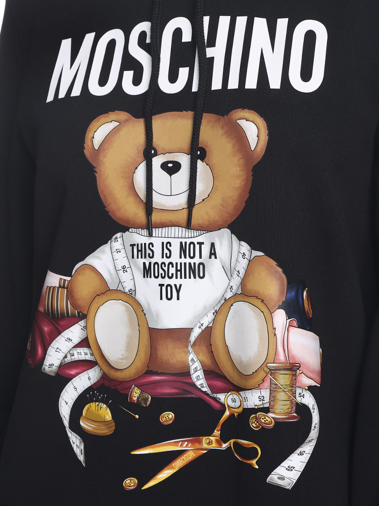 モスキーノ パーカー MOSCHINO レディース ワンピース ベアプリント