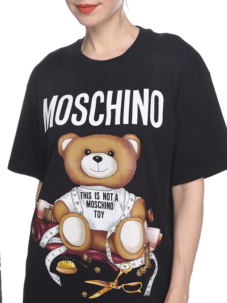 モスキーノ Tシャツ MOSCHINO レディース カットソー 半袖