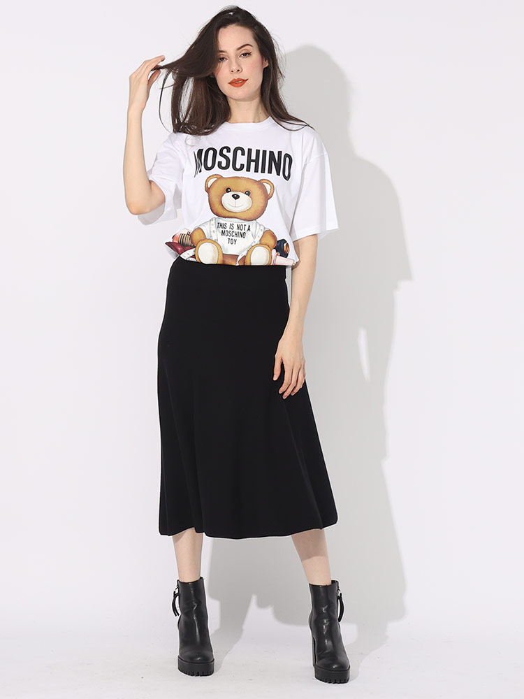 モスキーノ Tシャツ MOSCHINO レディース カットソー 半袖 ベア