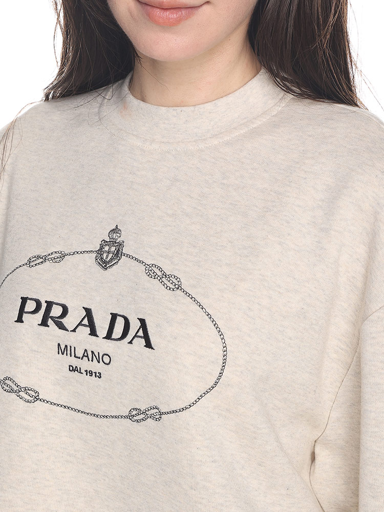 プラダ トレーナー PRADA レディース スウェット ロゴエンブロイダリー ブランド トップス 裏毛 PRL134676 : 7687200115  : ゼンオンライン - 通販 - Yahoo!ショッピング