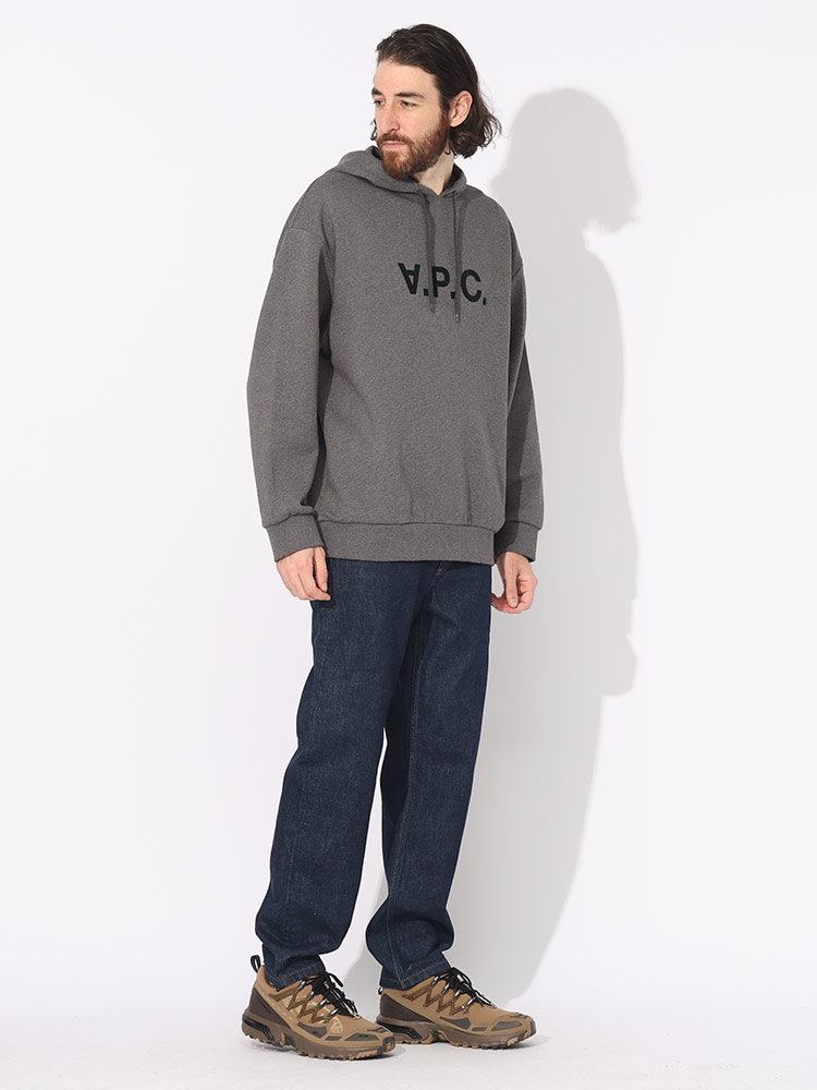 A.P.C. パーカー アーペーセー メンズ フーディー スウェット 裏起毛