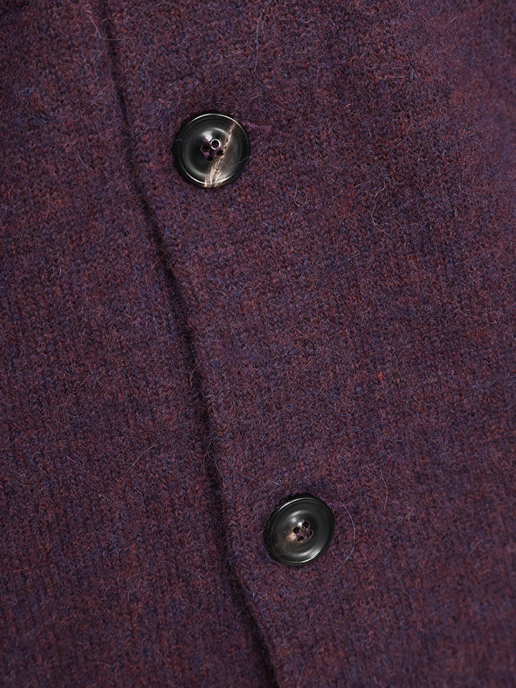 LARDINI ラルディーニ ウールブレンド フラップポケット ニット