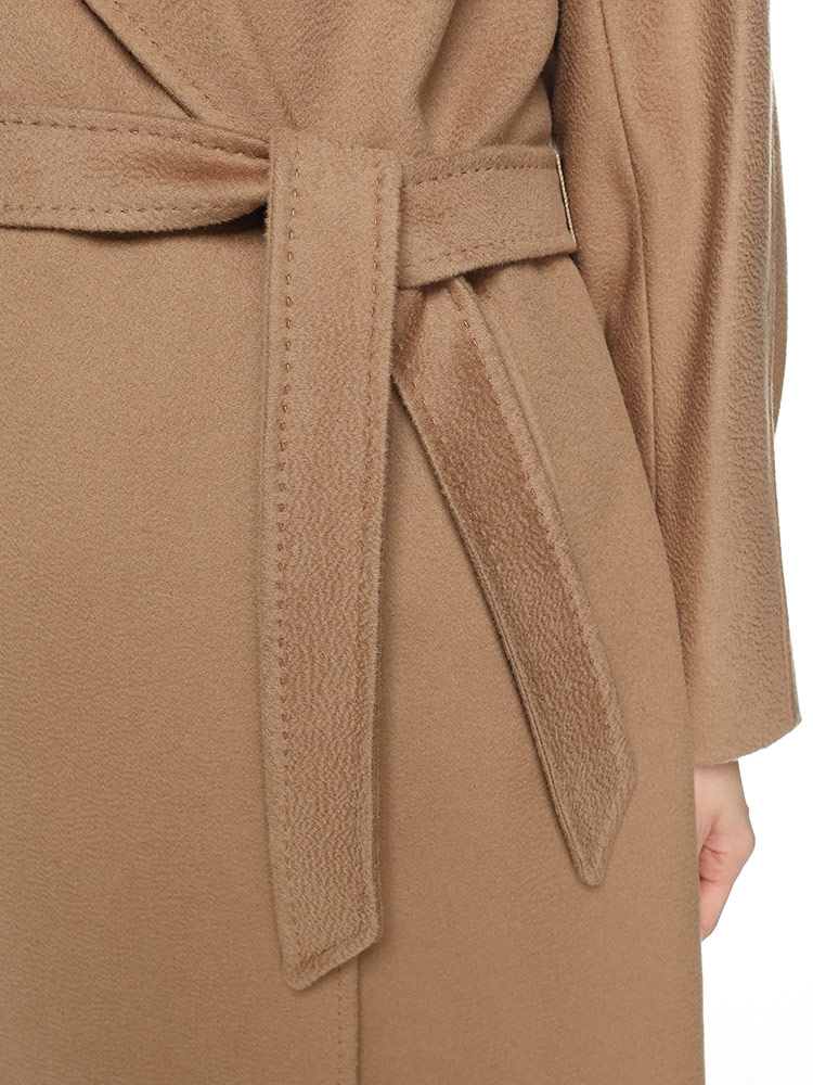 マックスマーラ　毛ロングコート　スナップ式　キャメル Max Mara MaxMara マックスマーラ キャメルコート MANUELA