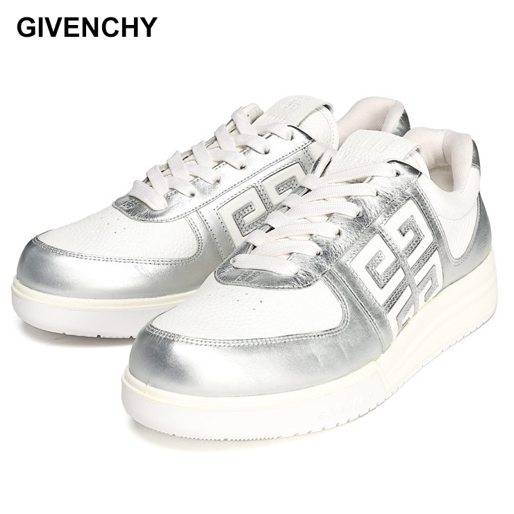 正規店買付【GIVENCHY】ベージュ/ホワイト スエード スニーカー Gセット レザー＆パンチングスエード スニーカー | Givenchy JP