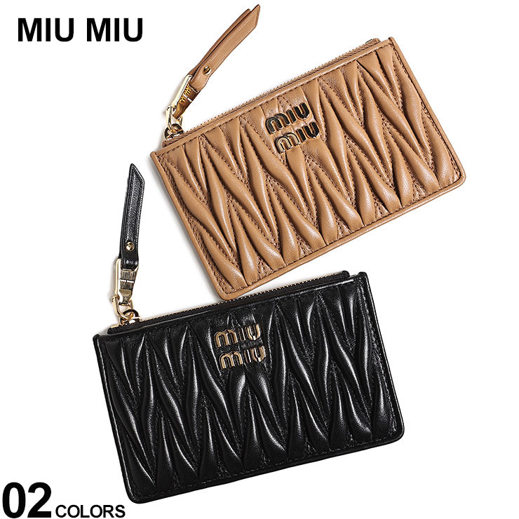 miu ミュウミュウ 財布 MIUMIU レディース マテラッセレザー