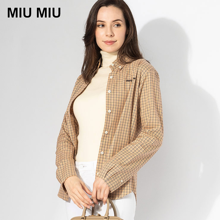 Miu Miu CLUB レッドチェックジャケット org.jpg