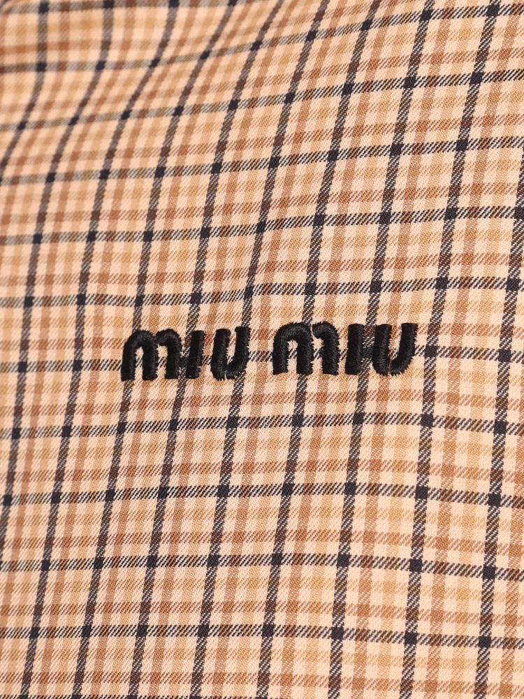 miumiu✴️チェックシャツ ブラウス 38 プラダジャパン 7687200310_2.jpg