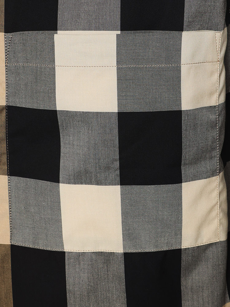 BURBERRY バーバリー コットン クラシカルチェック フロント