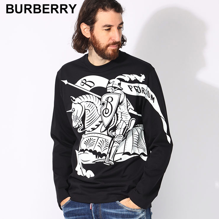 BURBERRY バーバリー ビッグEKDプリント クルーネック 長袖 T