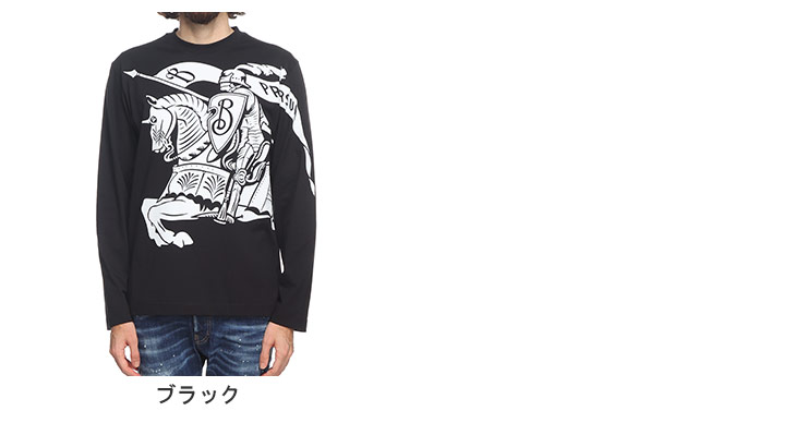 BURBERRY バーバリー ビッグEKDプリント クルーネック 長袖 T