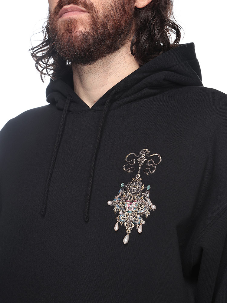GIVENCHY(ジバンシィ) 裏毛 シャンデリアモチーフ プルオーバー GIVENCHY(ジバンシィ) 裏毛 シャンデリアモチーフ プルオーバー