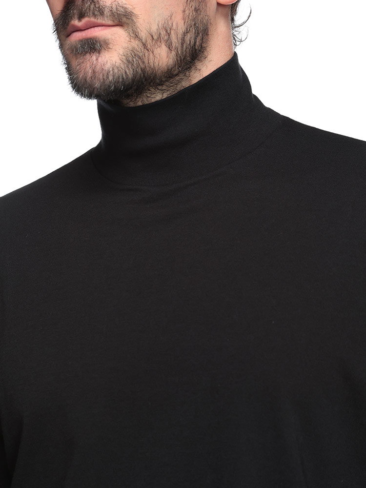 AURALEE（オーラリー） コットン 無地 ハイネック 長袖 Tシャツ