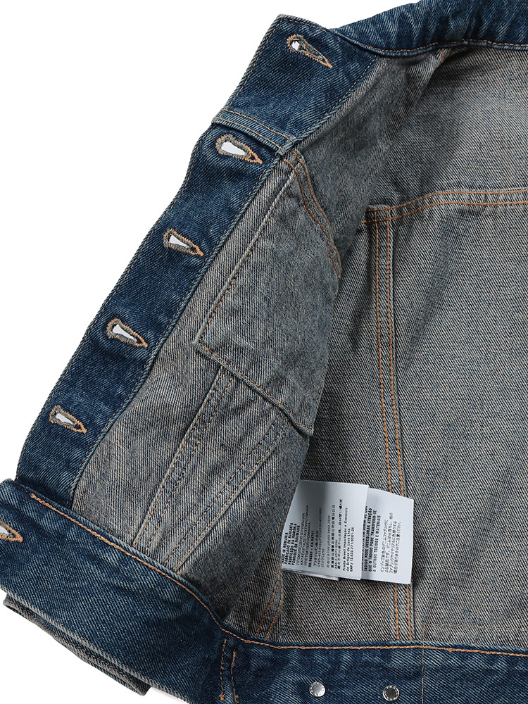 PRADA（プラダ） ウォッシュ加工 タイトフィット 半袖 デニム
