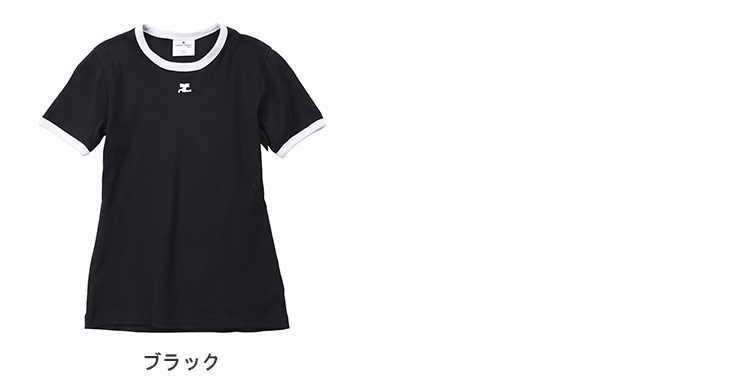 courreges クレージュ 半袖 Tシャツ レディース コットン