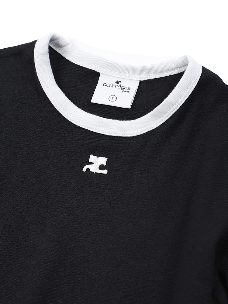 Courreges★コントラスト V ネック T シャツ 楽天市場】【SUMMER SALE】【P5倍】クレージュ／COURREGES