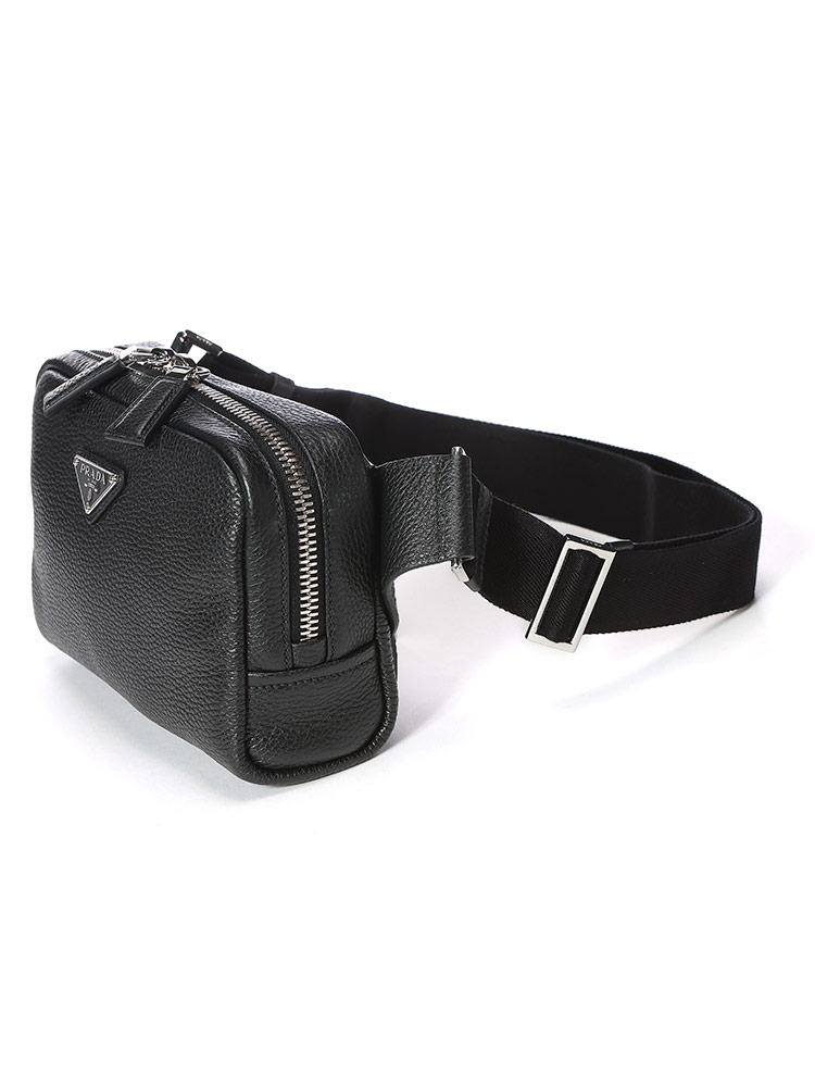 PRADA（プラダ） ヴィッテロダイノレザー ショルダーバッグ メンズ