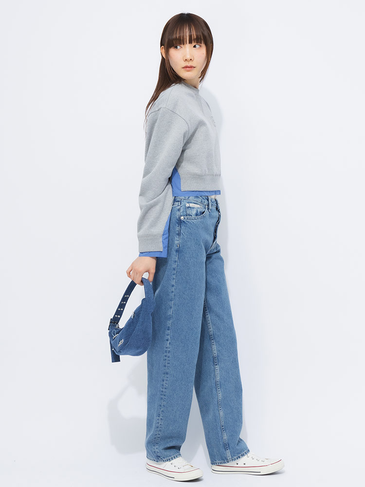 miu miu（ミュウミュウ） トレーナー レディース 異素材切り替え