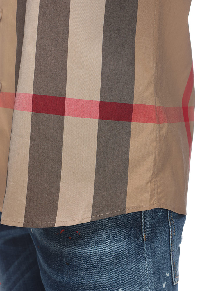 BURBERRY（バーバリー） 綿100％ チェック柄 長袖 シャツ メンズ