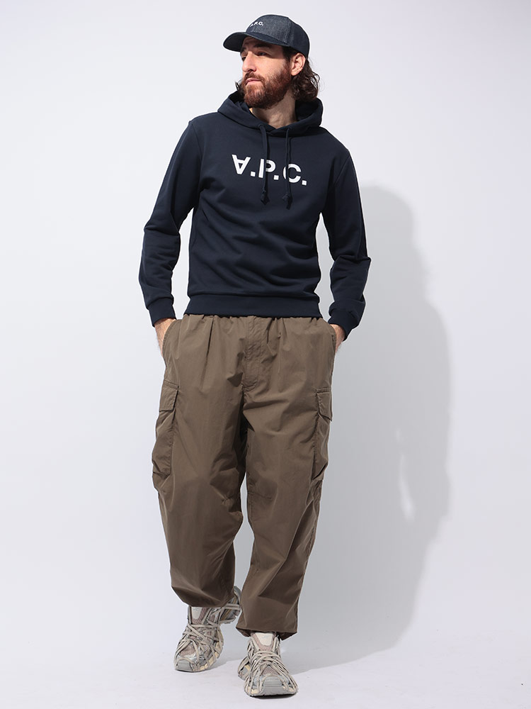 美品　A.P.C. パーカ ロッキー XL カーキ A.P.C.（アーペーセー）ブルゾン カーキ サイズ:S メンズ
